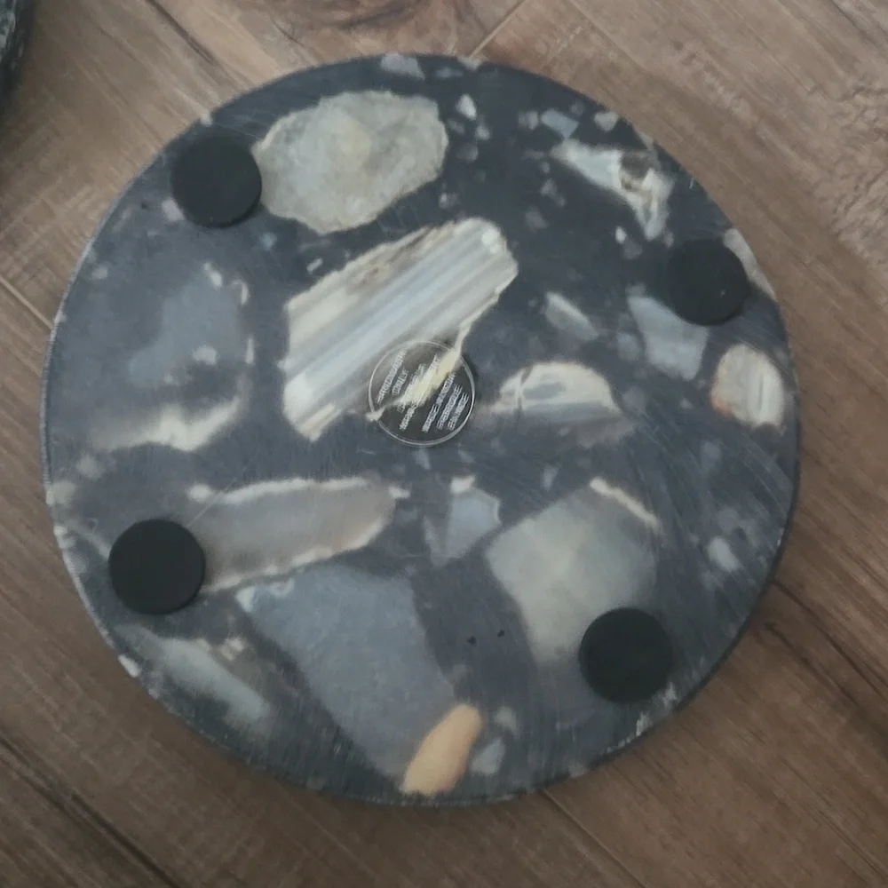 Agate Stone Trivet Hot Plate Set (2 Piece)